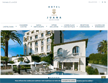 Tablet Screenshot of hotel-juana.com